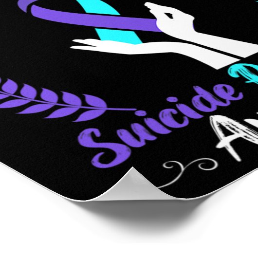 すべての傷が自殺を防ぐ戦争を目に見えるわけではない ポスター (角)