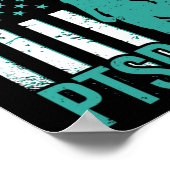 すべての傷が表示されない – PTSD認識度 ポスター (角)