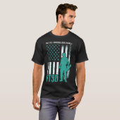 すべての傷が表示されない – PTSD認識度 Tシャツ (正面フル)