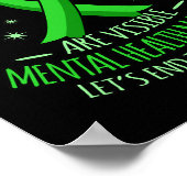 すべての傷が見えるメンタルヘルス認識度グラ ポスター (角)