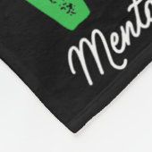 すべての傷が見える乱雑なBunメンタルヘルス フリースブランケット (角)