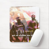 すべての傷が見えるPTSDではない マウスパッド (マウス)