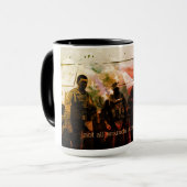 すべての傷が見えるPTSD認識度マグカップ マグカップ (正面左)