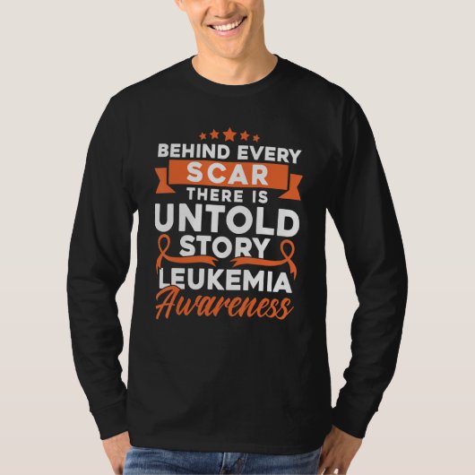 すべての傷の裏には 白血病の啓発 Tシャツ (正面)