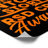 すべての傷跡Rsd Crps認識度の背後 ポスター (角)