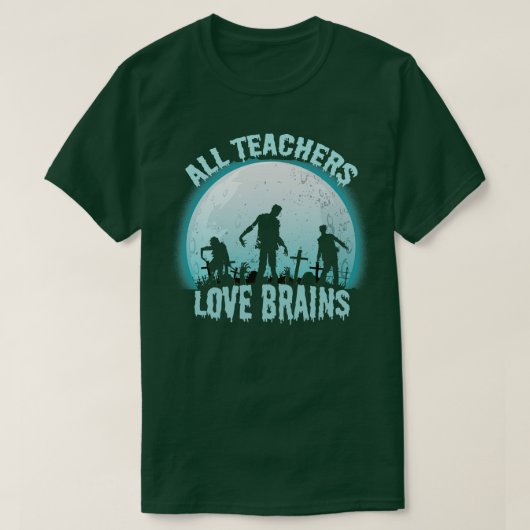 すべての先生は脳を愛する Tシャツ (デザイン正面)
