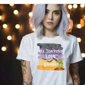 すべての先生ラブブレインハロウィーン先生Tシャツ Tシャツ