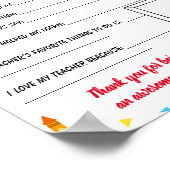 すべての先生評価テンプレート ポスター (角)