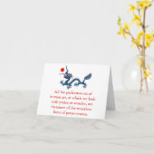 すべての公演 – 忍耐引用文 カード (黄色い花)