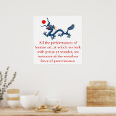 すべての公演 – 忍耐引用文 ポスター (キッチン)