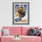 すべての兵士が歩兵になることができない キャンバスプリント (インサイチュ (リビング))