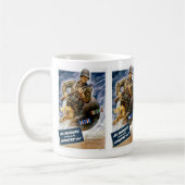 すべての兵士が歩兵になることができない コーヒーマグカップ (左)