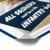 すべての兵士が歩兵になることができない ポスター (角)