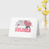 すべての兵士の背後 カード (黄色い花)