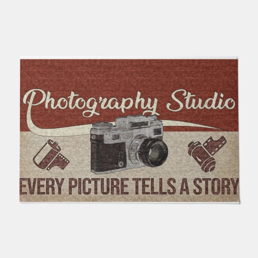 すべての写真は物語を伝える、写真家 ドアマット (正面)