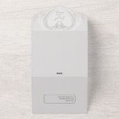 すべての写真を1つの結婚式の招待に追加 オールインワン招待状 (外側)