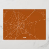 すべての処理 |ハロウィーンのペット写真 箔シーズンカード (裏面)