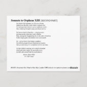 すべての出発の前にある。.... ポストカード (裏面)