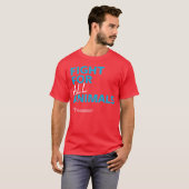 すべての動物のために闘う一家 Tシャツ (正面フル)