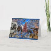 すべての動物のためのメリークリスマス シーズンカード (正面)