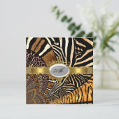 すべての動物の肌が50歳の誕生日パーティーを見る 招待状 (スタンド正面)