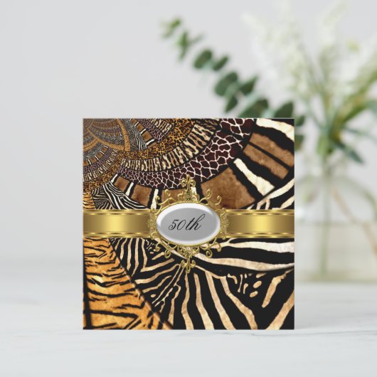 すべての動物の肌は誕生日パーティーに見える 招待状 (スタンド正面)