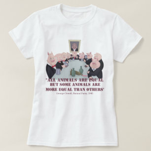 すべての動物は等しい Tシャツ