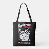 すべての動物は1に等しい トートバッグ (裏面)