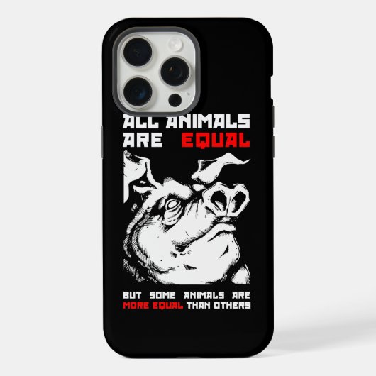 すべての動物は1に等しい iPhoneケース (裏面)