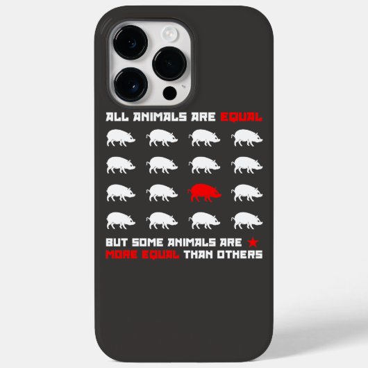 すべての動物は2に等しい Case-Mate iPhoneケース (裏面)