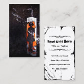 すべての勘定で、未計上。 名刺 (正面/裏面)