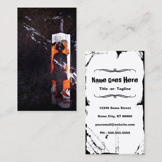 すべての勘定で、未計上。 名刺 (正面/裏面)