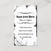 すべての勘定で、未計上。 名刺 (裏面)