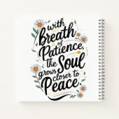 すべての単語に平和を見つける ノートブック (裏面)