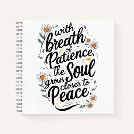 すべての単語に平和を見つける ノートブック