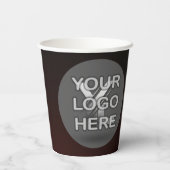 すべての口であなたのブランド：紙カスタムコーヒーカップ 紙コップ (裏面)