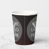 すべての口であなたのブランド：紙カスタムコーヒーカップ 紙コップ (右)