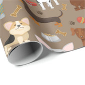 すべての可愛い犬 ラッピングペーパー (ロールコーナー)