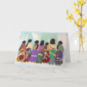 すべての可能性の女性グリーティングカード カード (黄色い花)