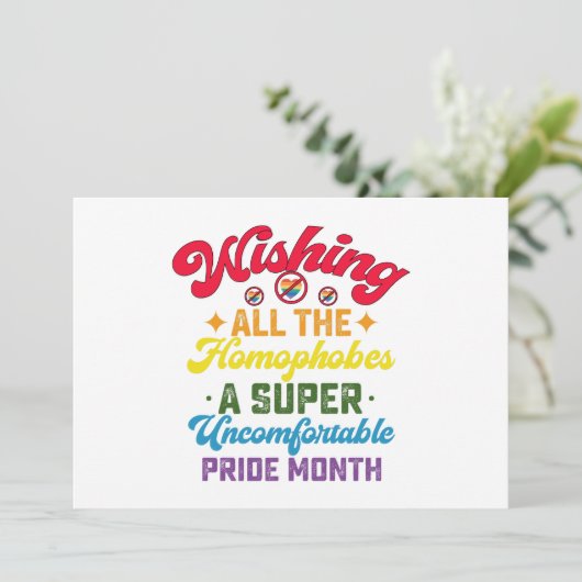 すべての同性愛者を願うすごいプライド月 招待状 (スタンド正面)