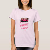 すべての名にまさる名 Tシャツ (正面)
