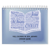 すべての名前の上にイエスの名前バイブルの詩のカレンダー カレンダー (カバー)