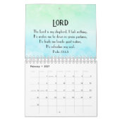 すべての名前の上にイエスの名前 – Bible Verse カレンダー (2月 2027)