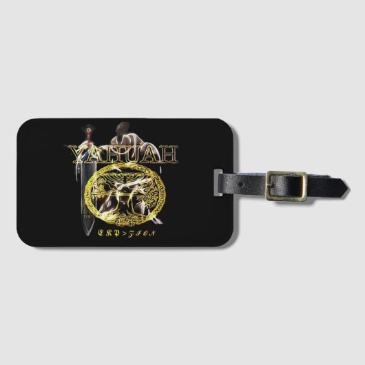 すべての名前の上のYahuah-Name 王室の 03 ラゲッジタグ (正面横)