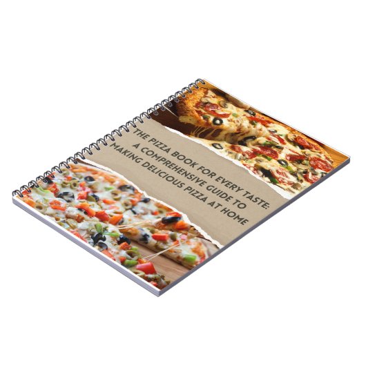 すべての味のためのピザの本：ノート ノートブック (左側)