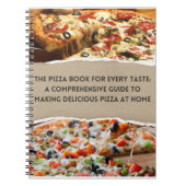 すべての味のためのピザの本：ノート ノートブック (正面)