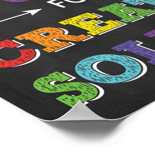 すべての問題は機会成長のマインドである ポスター (角)