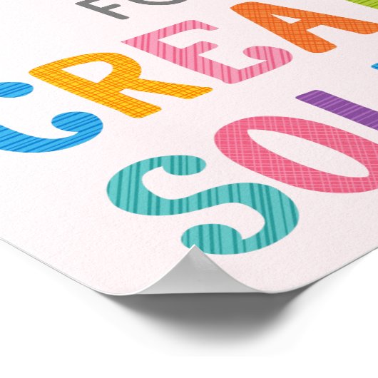 すべての問題は機会成長のマインドである ポスター (角)