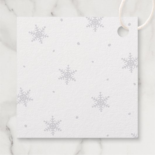 すべての喜び |かわいいパーソナライズされたホリデーギフトラベル フェイバータグ (裏面)