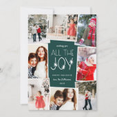 すべての喜び |写真数々のコラージュ シーズンカード (正面)